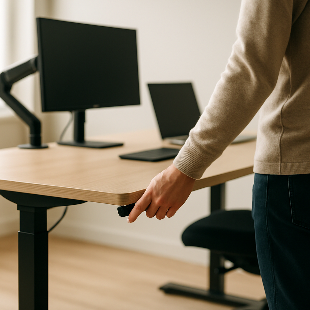 Ergonomische Höhenverstellbare Tische von Aerodept Chairs | Qualität aus Deutschland